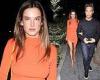Monday 20 June 2022 04:01 AM Alessandra Ambrosio cuts a chic figure in orange minidress during dinner date ... trends now