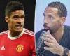 sport news Rio Ferdinand: Raphael Varane was STUNNED by the state of Man United after ... trends now