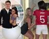 Tuesday 21 June 2022 08:58 AM Harry Maguire's new wife Fern Hawkins wears his number five shirt during rowdy ... trends now