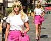Wednesday 22 June 2022 11:26 AM Ashley Roberts puts on a leggy display in a fuchsia pink mini skirt trends now