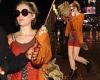 Thursday 23 June 2022 09:02 AM Paris Jackson puts on a leggy display in an orange mini dress as she leaves ... trends now