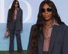 Friday 24 June 2022 04:36 PM Naomi Campbell cuts a stylish figure in a chic suit  at the Dior show during ... trends now