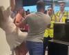 Saturday 25 June 2022 04:54 PM Passenger shoves his girlfriend out of the way before PUNCHING airport worker trends now