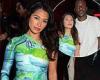 Saturday 25 June 2022 01:09 AM Vanessa White shows off her physique in a green and blue one-shoulder jumpsuit trends now