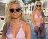 Saturday 25 June 2022 10:09 AM Newlywed Pixie Lott poses in a skimpy lilac bikini on Tuscany honeymoon with ... trends now