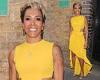 Saturday 25 June 2022 10:36 AM Dame Kelly Holmes wears a yellow mullet dress at the LGBT Awards... days after ... trends now