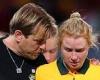 sport news Matildas are SLAMMED for 'flustercluck' tactics in 7-0 drubbing by Spain that ... trends now