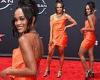 Monday 27 June 2022 01:27 AM Rachel Lindsay displays toned legs in stunning orange mini dress at the BET ... trends now