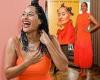 Wednesday 29 June 2022 01:18 PM Tracee Ellis Ross dazzles in orange as she washes her hair at the UK launch of ... trends now
