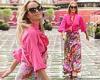 Wednesday 29 June 2022 11:57 AM Amanda Holden brings some summer style to her stroll from work in a frilly pink ... trends now