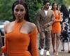 Thursday 30 June 2022 11:48 PM Ciara stuns in a orange dress as she puts on loved-up display with her husband ... trends now
