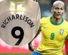 sport news New Tottenham signing Richarlison handed number nine shirt as Antonio Conte ... trends now