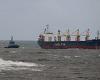 Wednesday 6 July 2022 07:00 AM Portland Bay cargo ship docks at Port Botany after stranded in rough sea for ... trends now