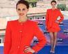 Thursday 7 July 2022 03:42 PM Natalie Portman puts on a leggy display in a thigh-skimming red mini skirt trends now