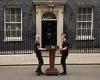 Thursday 7 July 2022 02:12 PM 'Hot' podium guy is back (and still taken) as he sets up lectern at No 10 for ... trends now
