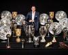 sport news Robert Lewandowski poses with the TWENTY-FOUR trophies he won at Bayern Munich trends now