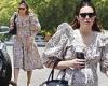 Thursday 4 August 2022 02:01 AM Pregnant Mandy Moore nails summer chic in a ruffled puff sleeve dress as she ... trends now