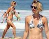 Thursday 4 August 2022 09:31 PM Claire Danes shows off her fit physique in a  string bikini as she enjoys a ... trends now