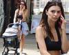 Friday 5 August 2022 11:28 PM Emily Ratajkowski shows off her toned midriff in a crop top as she takes son ... trends now