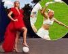Friday 5 August 2022 06:04 PM England's Euro heroine Chloe Kelly swaps her sports bra for a red ball gown in ... trends now