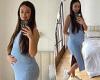 Sunday 7 August 2022 04:16 AM The Bachelor's Laurina Fleure shows off her baby bump in a blue sundress trends now