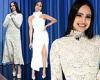 Tuesday 9 August 2022 04:34 AM Sofia Carson dons two white dresses to promote Netflix hit Purple Hearts in NYC trends now
