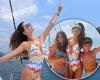 Saturday 13 August 2022 11:37 AM Alessandra Ambrosio flaunts her toned figure in a colourful swimsuit as she ... trends now