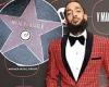 Monday 15 August 2022 10:43 PM 'He lives forever': Nipsey Hussle is honored posthumously with a star on the ... trends now