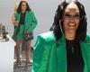 Monday 15 August 2022 01:25 AM Tia Mowry puts on leggy display in tiny green shorts and matching blazer while ... trends now