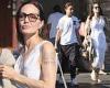 Tuesday 16 August 2022 04:25 AM Angelina Jolie looks chic in a white maxi dress as she goes grocery shopping ... trends now