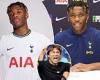 sport news Tottenham COMPLETE £15m signing of Destiny Udogie... but the left-back returns ... trends now