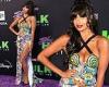 Tuesday 16 August 2022 04:52 AM Jameela Jamil stuns in low-cut comic book themed dress at LA premiere of ... trends now