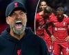 sport news Jurgen Klopp laments Liverpool injuries but is 'proud' of his side's 1-1 draw ... trends now