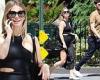 Wednesday 17 August 2022 10:34 PM Julianne Hough rocks a black dress with a thigh-high slit while out with pal ... trends now