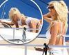 Thursday 18 August 2022 02:55 PM Victoria Silvstedt showcases her incredible figure in a white bikini on a ... trends now