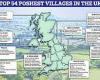 Thursday 18 August 2022 05:01 PM Britain's poshest villages revealed: Map reveals every county's most desirable ... trends now