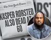 Thursday 1 September 2022 06:40 PM Kanye West creates another fake newspaper front page to announce the 'death' of ... trends now