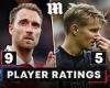 sport news PLAYER RATINGS: Eriksen gives a MOTM display as Rashford confidently buries his ... trends now