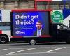 Monday 5 September 2022 06:58 PM Rishi Sunak mocked with cheeky billboard by recruitment firm after losing race ... trends now