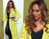 Tuesday 6 September 2022 10:53 PM Tyra Banks strikes a pose in a yellow floral duster and leather trousers at ... trends now