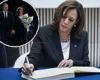 Saturday 10 September 2022 05:22 AM Kamala Harris and her husband Doug Emhoff both sign book of condolence for ... trends now