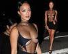Sunday 11 September 2022 10:10 AM Draya Michele wows in a sheer black dress at the GQ party hosted by Kendall ... trends now