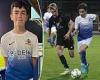 sport news 13-year-old Glenavon player Christopher Atherton breaks UK record trends now