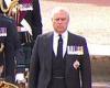 Wednesday 14 September 2022 02:50 PM Prince Andrew has his military medals pinned to his morning suit as he follows ... trends now