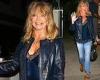 Wednesday 14 September 2022 10:11 PM Goldie Hawn, 76, shows off her European tan as she dines out in Santa Monica trends now