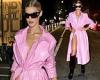 Wednesday 14 September 2022 11:05 AM Joy Corrigan puts on a very racy display in  pink leather trench coat for ... trends now