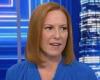 Wednesday 14 September 2022 09:26 AM Jen Psaki makes first MSNBC appearance since hiring as she warns Trump will ... trends now