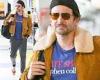 Thursday 15 September 2022 10:11 PM Bradley Cooper stays comfortable in a zip-up jacket while strolling through JFK ... trends now