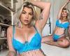 Sunday 18 September 2022 08:14 PM Olivia Bowen sends temperatures soaring in blue lace lingerie as she poses up a ... trends now