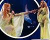 Sunday 18 September 2022 08:14 PM Florence Welch looks sensational in a ruffled green gown as she takes to the ... trends now